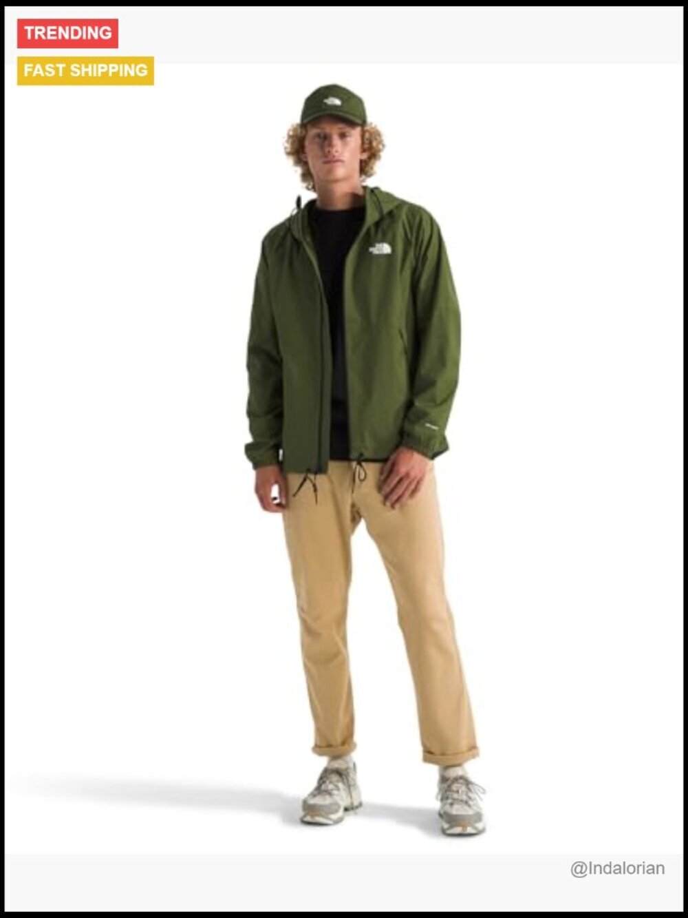 Waterproof Windproof Rain Jacket With Secure Zip Pockets View 5